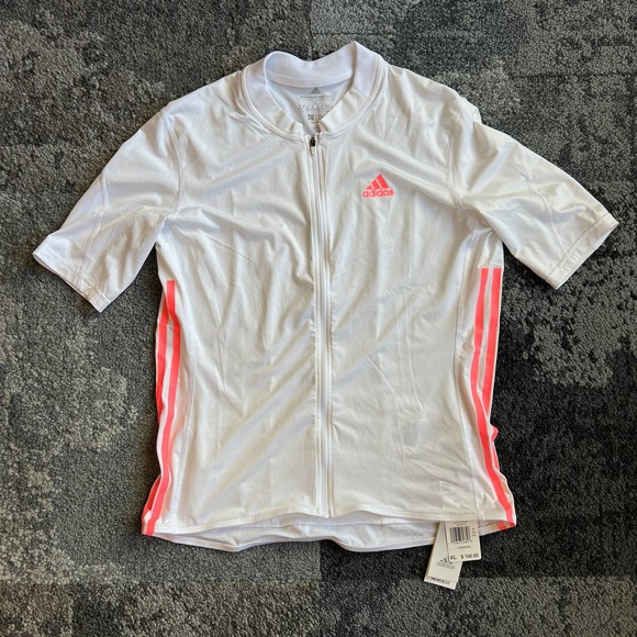 adidas Tops - Adidas Short Sleeve Cycling Jersey Shirt NEW Women's Size Medium